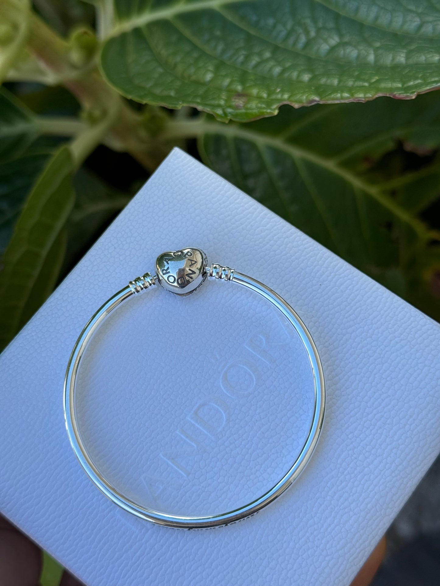 Pulsera corazón rígida circonio